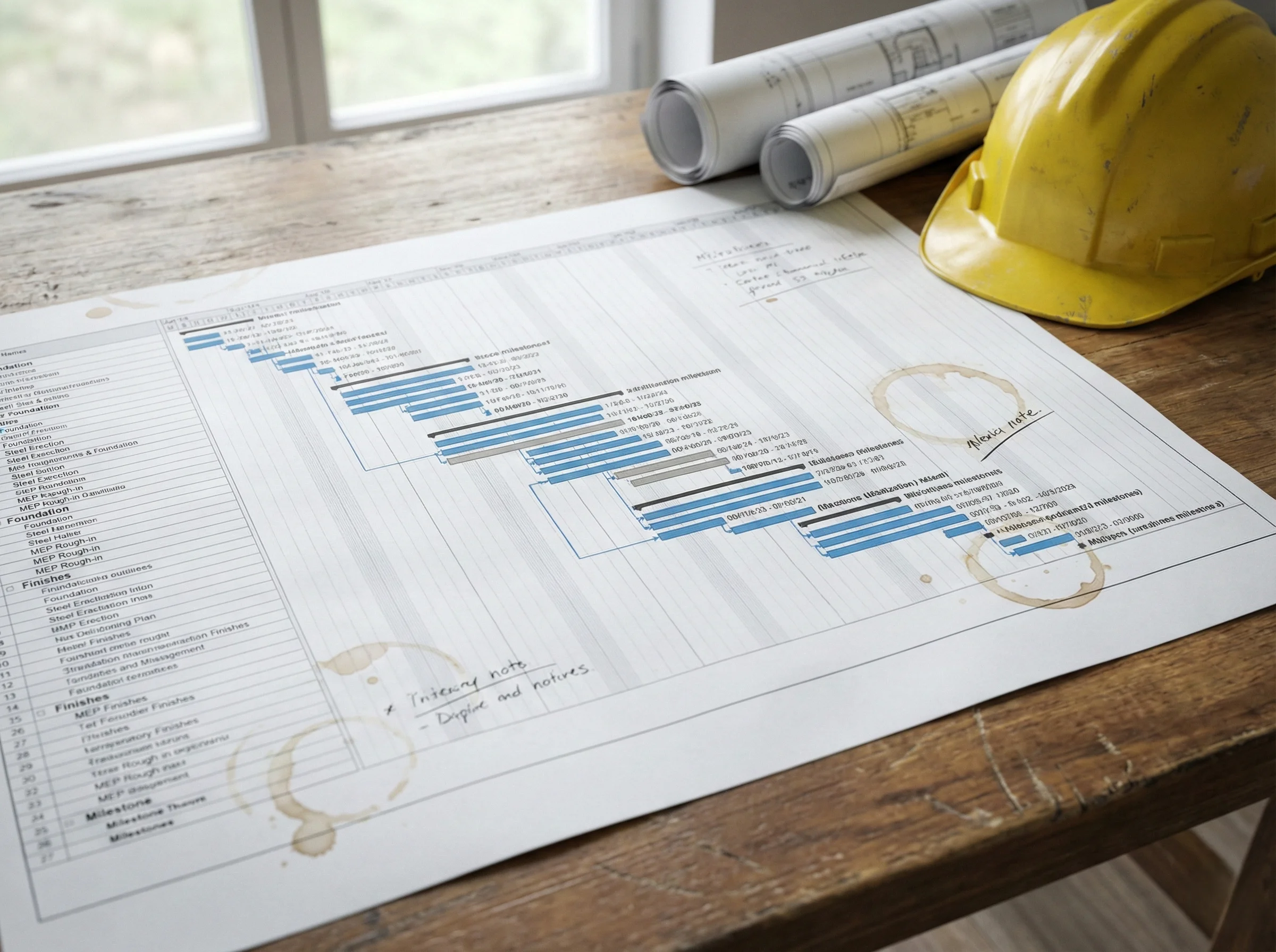 Traditional Gantt Chart