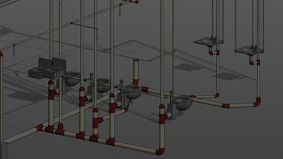 Well Coordinated BIM Models with LOD 300 for Plumbing and Hydronic Systems in Sydney, Australia